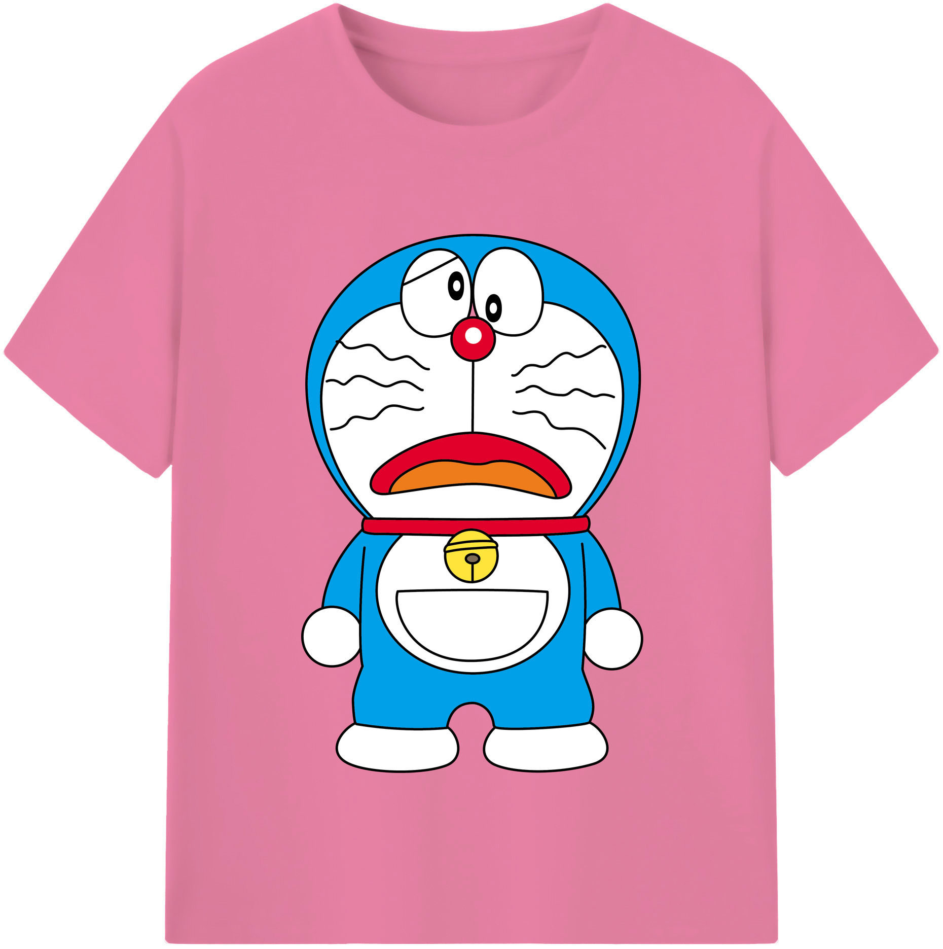 （画像用） ドラえもん Doraemon 綿100％半袖Tシャツ（フロントプリント）